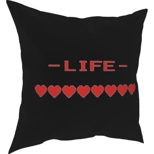 Video Game Heart Life Pillows Sofa Gamer Controller Gaming console Pillows Cover Funny Throws Pillows Case 40*40cm