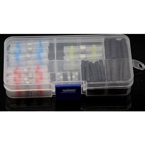 110Pcs Assorted Insulated Sheath waterproof heat shrink tube welding terminal combination