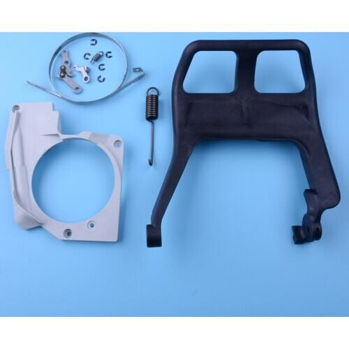 LETAOSK 12pcs/kit Chain Brake Cover Tension Spring Band Level Hand Level Guard Kit Assembly fit for Stihl 066 MS650 MS660