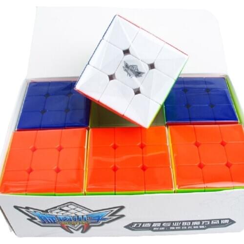 Cyclone Boys Bundle 6PCS/Set Gift Pack 5.6cm 3x3x3 Magic Puzzle Professional 3x3 Cubo magico Educational Toys For kid
