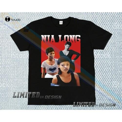 New T-Shirt Nia Long Tribute Tee Hip Hop Rap Tour Limited All Size Cotton Tee Shirt