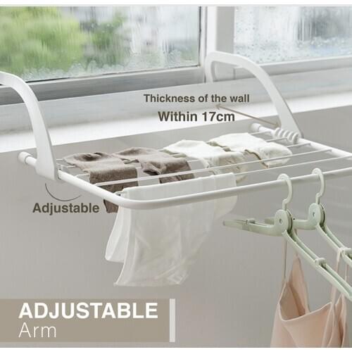 Newly Multifunctional Foldable Drying Rack Household Indoor Outdoor Balcony Adjustable Shelf Clothes Towel Shoe Hanger