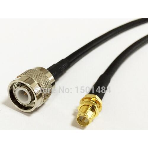New RP-SMA Female Jack Connector Switch TNC Male Plug Convertor RG58 Wholesale Fast Ship 50CM 20"Adapter