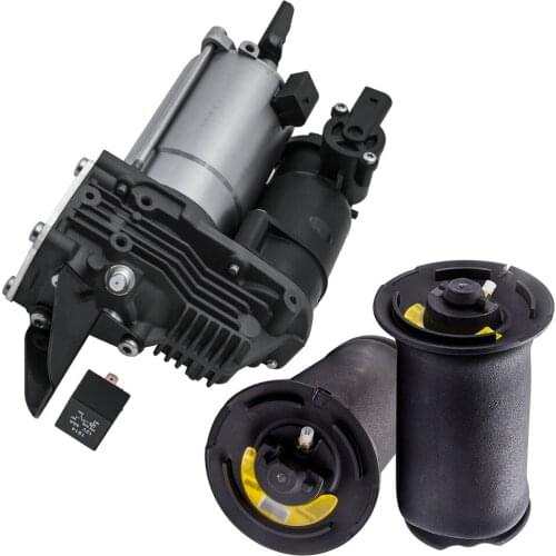 Air Suspension Compressor Pump For BMW 5-Series E61 Estate 520i, 523i, 525 xd, 525 xi 2004-2010 w/ Relay 37206792855