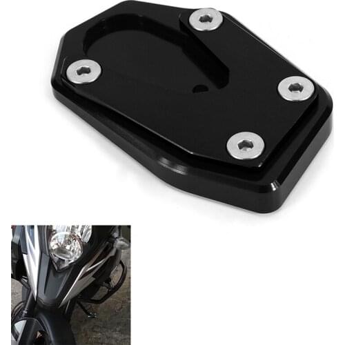 Fit For Suzuki V-Strom 1000/XT VSTROM 1000 DL1000 2014-2021 Kickstand Side Shoe Foot Rests Stand Extension Enlarger Aluminum