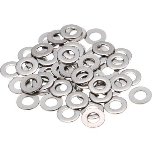 100pcs M4 washer Stainless Steel Form A Flat Washers To Fit Metric Bolt Screws Hardware
