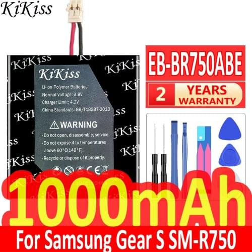 For SAMSUNG Replacement Battery For Samsung Gear S SM-R750 R750 Smart Watch batteries 1000mAh
