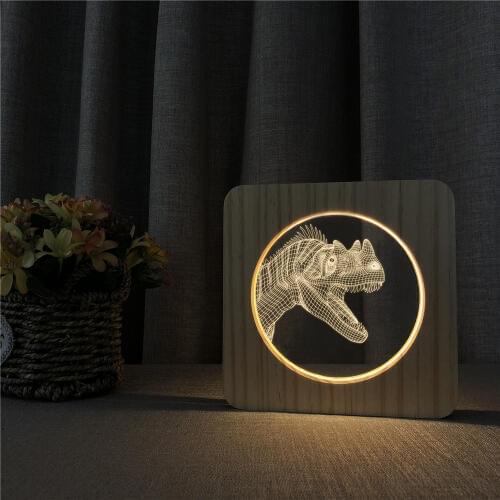 Dragon Fly 3D USB LED Arylic Night Lamp Table Light Switch Control Carving Lamp for Childrens Room Decoration Dropshipping