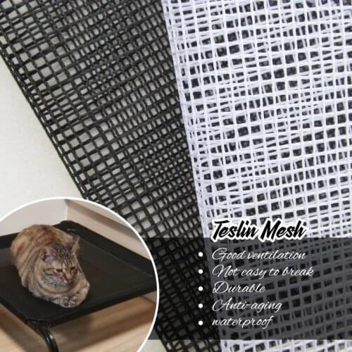 137*50cm Warterproof Teslin Mesh Fabric For Diy Office Chair Placemat Pet Mat Bag Luggage Hat PVC Mesh Textilene Fabric
