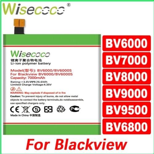 Wisecoco Batteries For Blackview BV6000 Phones
