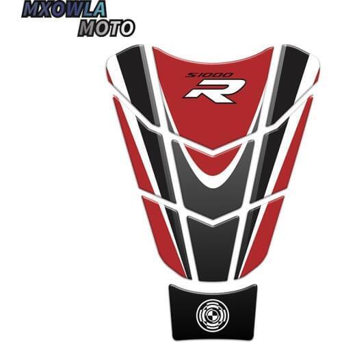 3D Carbon Fiber Tank Gas Cap Pad Filler Cover Sticker Decals Fit S1000RR