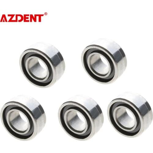 5PCS Dental Bearing Ceramic Ball SKR144TL-P4 Standard Size with Cover and Side Step for High Speed Handpiece