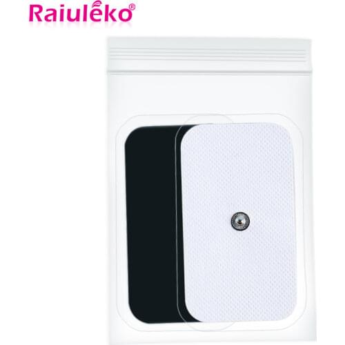 50/100Pcs Self Adhesive Gel Electrode Pads/Patch Tens Acupuncture Therapy Body Massager Electrical Muscle Stimulator 3.5mm Plug