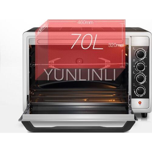 70L Commercial Cake Pizza Chicken Baking Oven Kitchen Oven with Timer Multifunctional Household Oven CS70-02