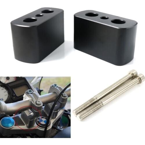 Motorcycle Accessories Handlebar Risers Mount Clamp Kit Fit For BMW R1200GS / R 1200 GS Adventure R1200 GS 2008 -2012
