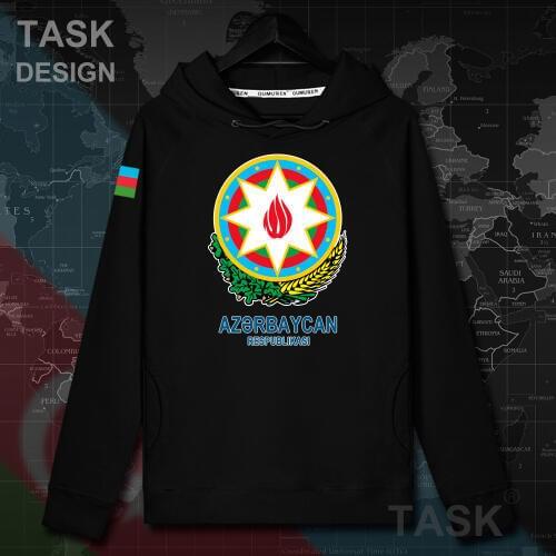 Azerbaijan Azerbaijani AZE men hoodie pullovers hoodies nation coat sweatshirt streetwear Autumn clothing hip hop tracksuit 20