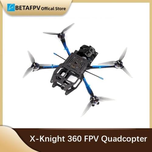 BETAFPV X-Knight 360 FPV Quadcopter Brushless 5 inch HD Digital / Analog Racing RC Drone VTX F4 35A AIO 4S FC 2004 3000KV Motor