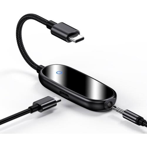 Type-C Digital Audio Adapter Type-C Digital Audio Adapter USB-C Headphone Adapter Type-C To Type-C + 3.5mm Audio Adapter