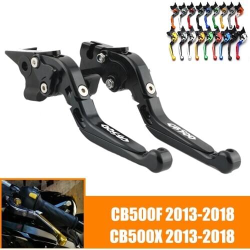 For HONDA CB 500 F X CB500F CB500X 2013 2014 2015 2016 2017 2018 CNC Motorcycle Adjustable Brake Clutch Lever Levers Folding