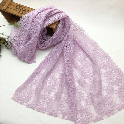 1 Meter 22cm Width Elastic Lace Mesh Stretch Lace Trim Fabric Sewing/Garment/Apparel Accessories