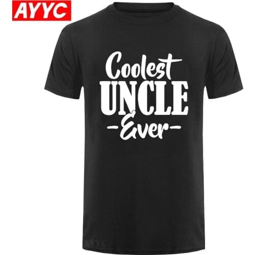 Fathers Day Gift Best Uncle Ever Adult T shirt Tshirt Mens O Neck Short Sleeve Funny Uncle Gift T Shirt Tops
