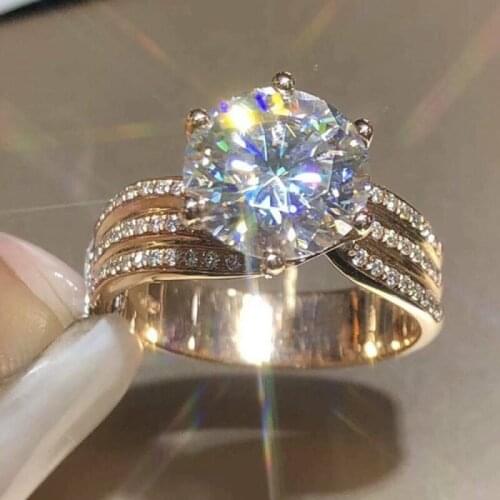 Exquisite Romance Rings for Women Trendy Jewelry Aesthetic Women Accessories Aesthetic Rings Natural Crystal Cut Design Jewelry