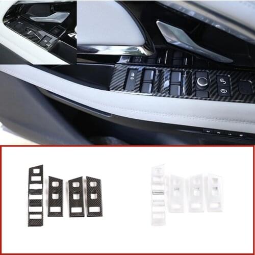 Car Window Lift Switch Buttons Frame Cover Trim Car Accessories Fit For Land Rover Range Rover Evoque L551 2020 Left Hand Drive