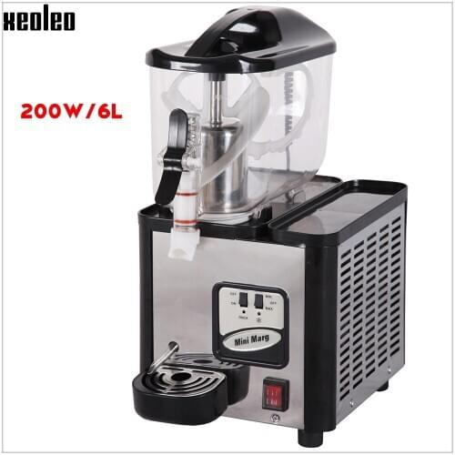 XEOLEO Single bowl Slush machine 6L tank Slush machine Snow melting machine Smoothie make machine Ice cream maker 200W