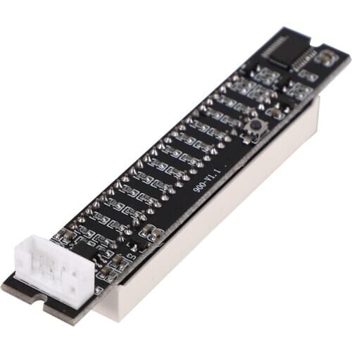 Mini Dual 12 Level Indicator VU Meter Stereo Amplifier Board Adjustable Light Speed Board