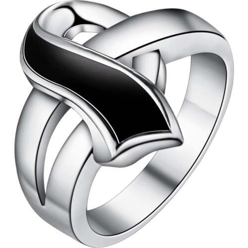 Fashion Jewelry Silver color Finger Ring Size 6 # 7 # 8 # 9 # pretty cute style Top quality Factory Outlet drop shipping AR179