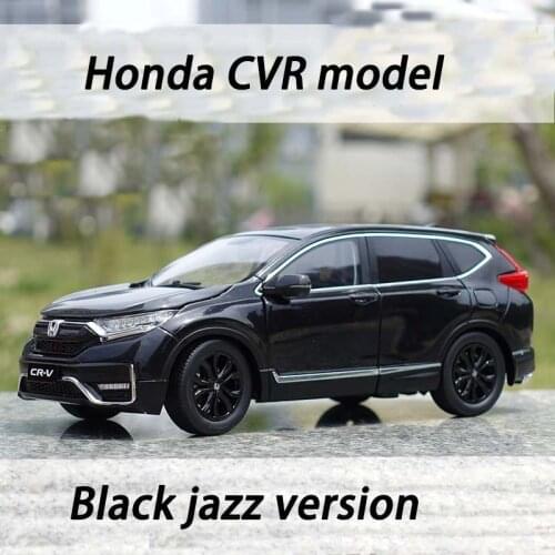 2021 new 1:18 Honda CVR model black jazz version SUV simulation alloy car model original collection crafts