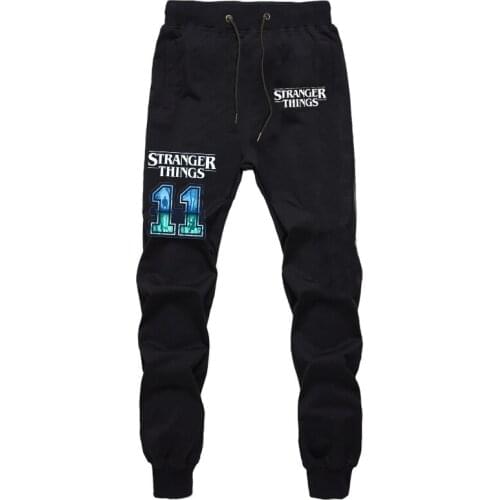 New Stranger Things Sports Breathable Pants Students Cotton Straight Pants Jogger Fitness Long Pants Casual Bicycle Trousers