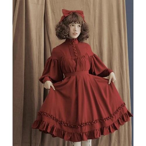 Japanese Lolita Dress Girls Women Victorian Black Pink Halloween Costume Cosplay Party Ruffles A-Line Prom Summer Plus Size 5XL