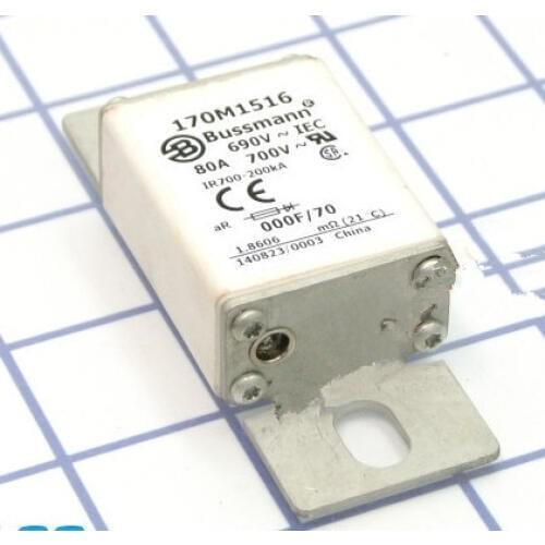 Fuses: 170M1516 80A 690V 000F/70 aR