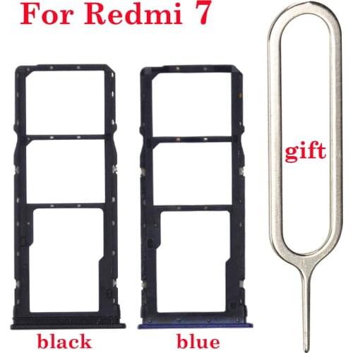 1PCS Micro SD SIM Card Tray Holder Slot For Xiaomi Redmi 7 Replacement Part
