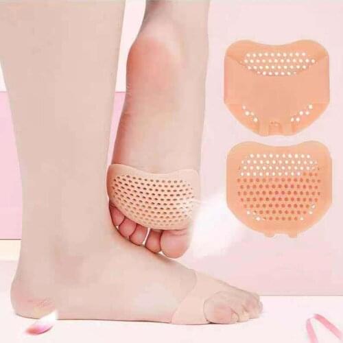 Insoles Forefoot Pads Women Girls High Heel Shoes Foot Blister Care Toes Insert Pad Silicone Gel Insole Pain Relief Dropshipping
