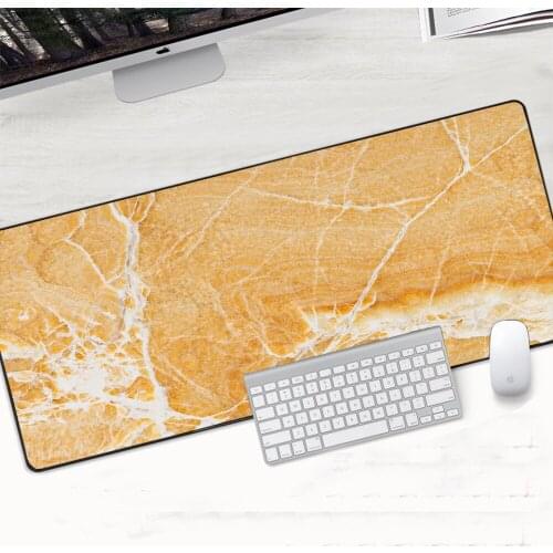 Light-colored Marble Mouse Mat for Desktop Gaming Gamer Mousepad Desk Mat XXL PC Computer Locking Edge Keyboard Speed Laptop Mat