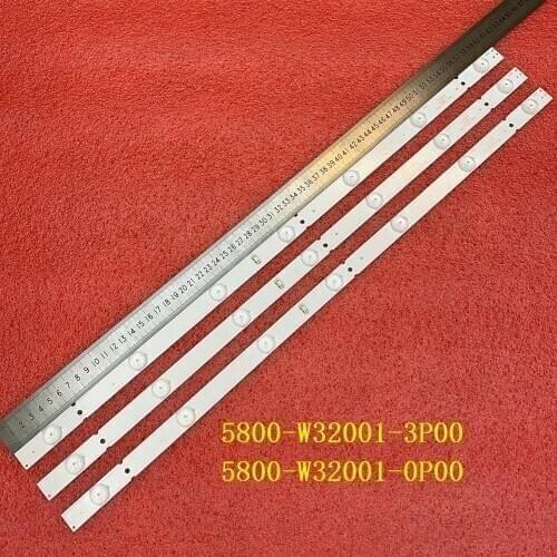 3 PCS LED backlight strip for Skyworth 32X3000 32E3000 32HX4003 32E3500 32E360E 5800-W32001-3P00 0P00 CRH-A323535030751AREV1