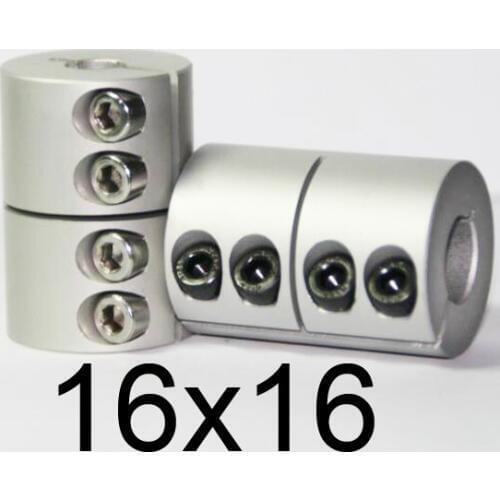 16x16 Rigid clamping screws Solid Coupling for Engraving machine,16mm shaft butt-muff coupler for stepper motor D32 L45