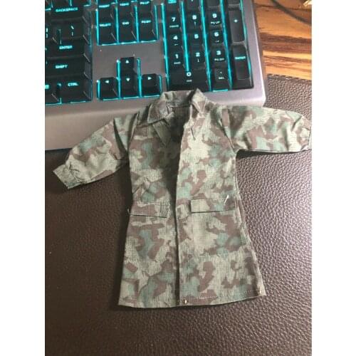 1:6th German WWII Green Camouflage Paratrooper Smock Model For 12'' Male Body