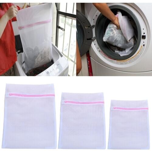 3 Sizes Of Washing Machine Laundry Bag Bra Support Underwear Mesh Mesh Bag Washing Mesh Bag Bag Basket Female Laundry Tool
