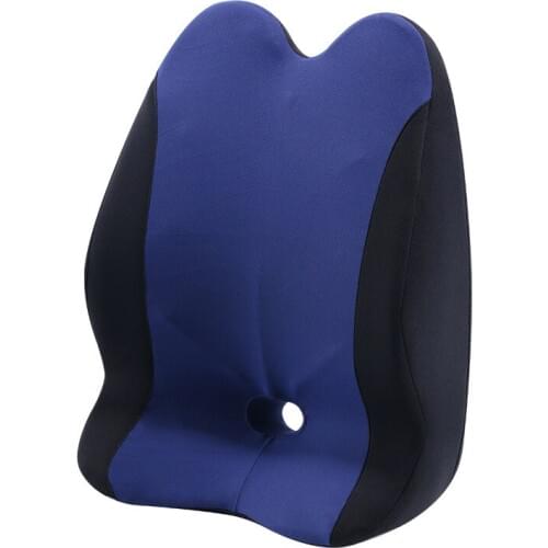 4 Colors Auto Car Seat Lumbar Memory Foam Support Waist Cushion Supply Office Chair Waist Seat Support Back Cushion Comfortable