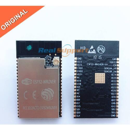 50PCS ESP32 Ipex ESP32-WROVER-I SMD module ESP32-D0WDQ6 1.8V 8MB PSRAM 4MB SPI IPEX antenna connector