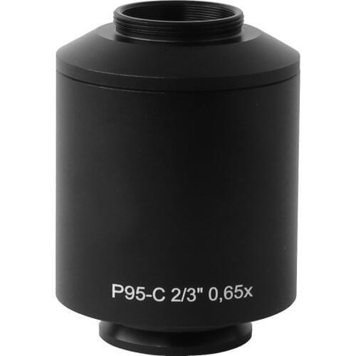 Zeiss microscope C-mount adapter CCD CMOS lens P95-C CSP065XC 0.65X Primostar Primo vert series adaptor