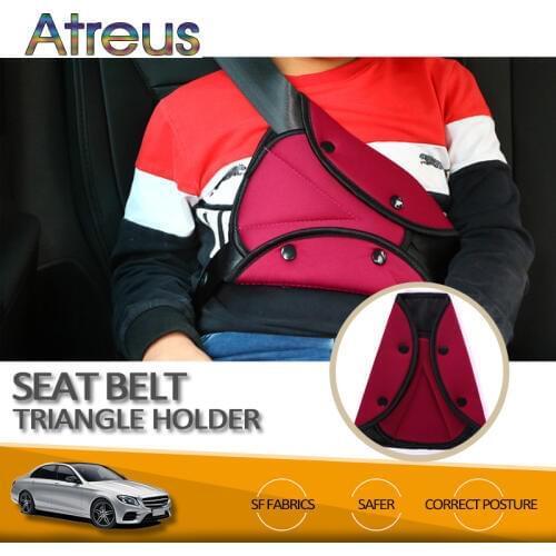 Atreus Car Safety Belt Adjust Child Protection Device For Ford Focus 2 3 VW Passat B6 B5 B7 B8 Toyota Avensis Skoda Rapid Fabia
