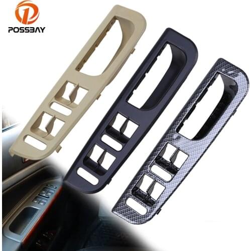 POSSBAY Car Master Window Switch Control Panel Trim Interior Door Handle Cover for VW Bora Sedan/Variant 1999-2005 Car Cover
