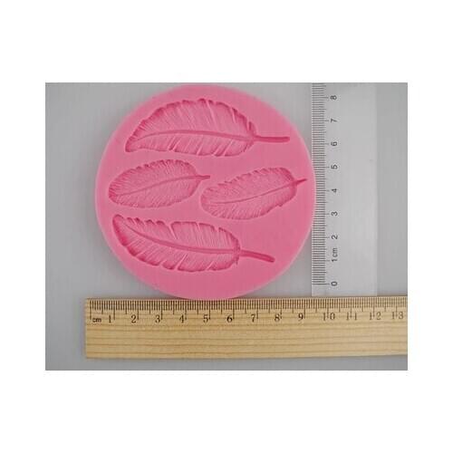 Free shipping A variety of feathers Modelling fondant silicon mold chocolate cake decoration silicone mold silicone mold