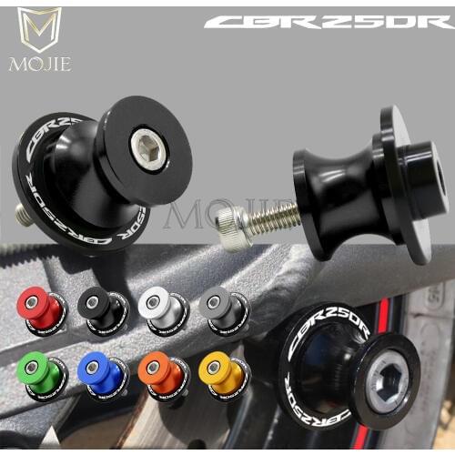 For Honda CBR 250R CBR250R CBR 250 R CBR250 R 2011 Motorcycle 8mm Aluminum Swingarm Spools Slider Swingarm Stand Screws Slider