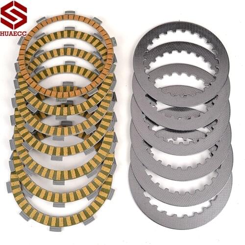 Clutch Friction Plates for Honda VT600C VT600 Shadow VLX Deluxe CBF500 04-07 CB500R 94-03 CBR400RR MC29 90-94 XL600V Transalp