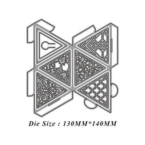 JMCRAFT 2021 Cute Pendant Box Metal Cutting Dies 3D DIY Scrapbook Handmade Paper Craft Metal Steel Template Dies